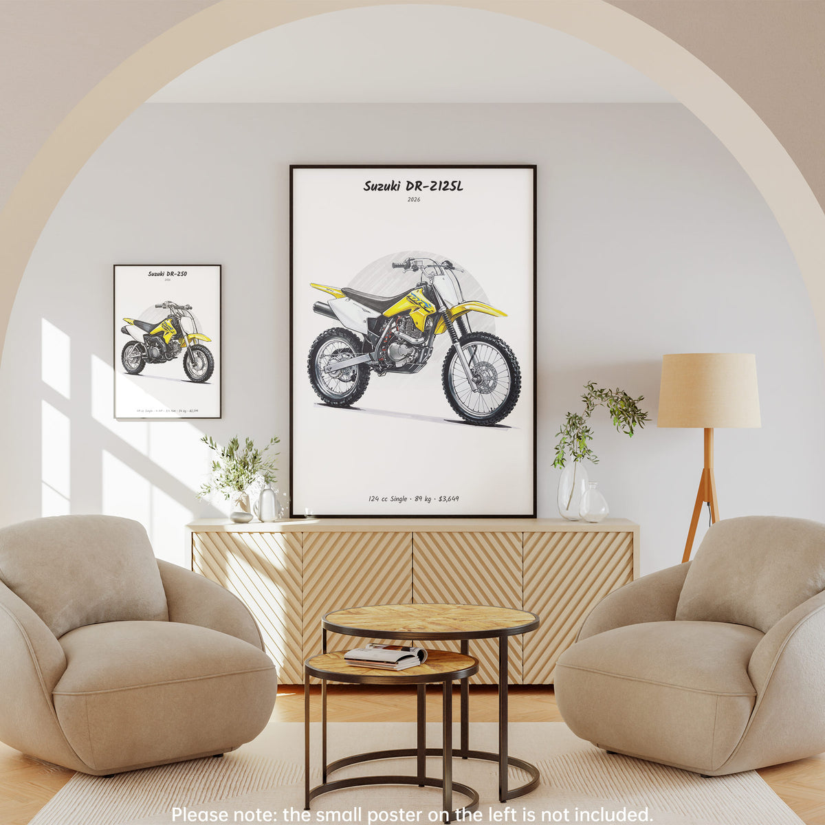 Suzuki DR-Z125L 2026 Wall Art