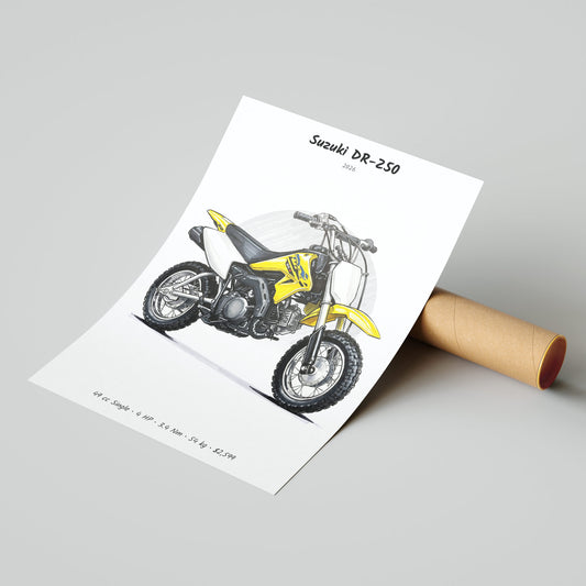 Suzuki DR-Z50 2026 Poster