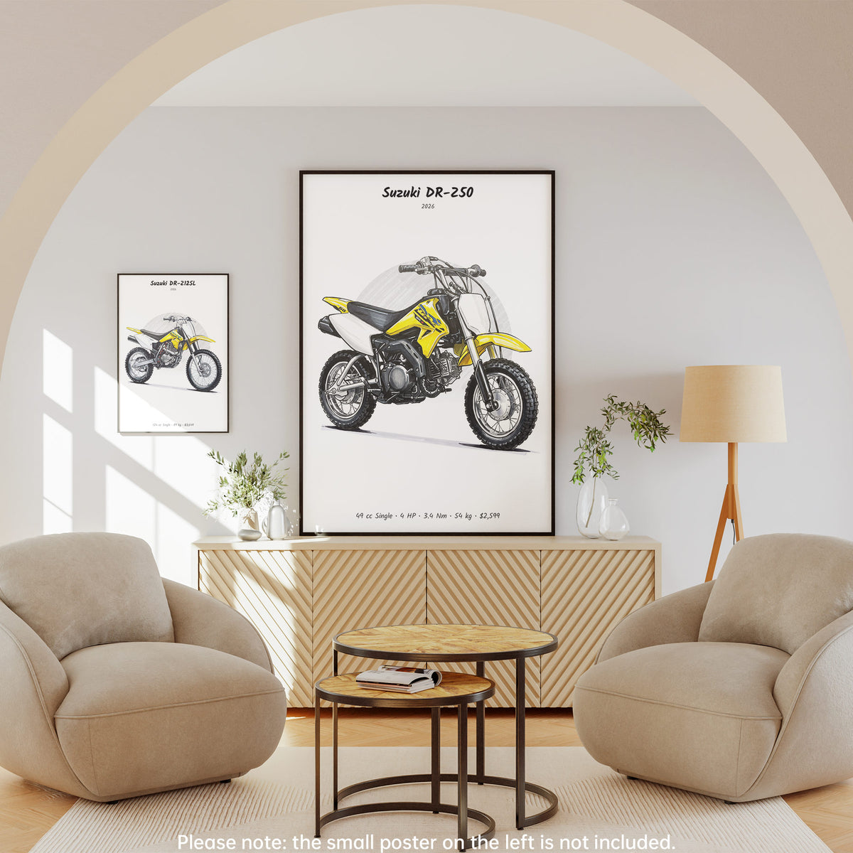 Suzuki DR-Z50 2026 Wall Art