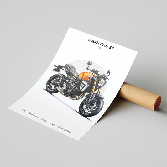 Suzuki GSX-8T 2026 Poster