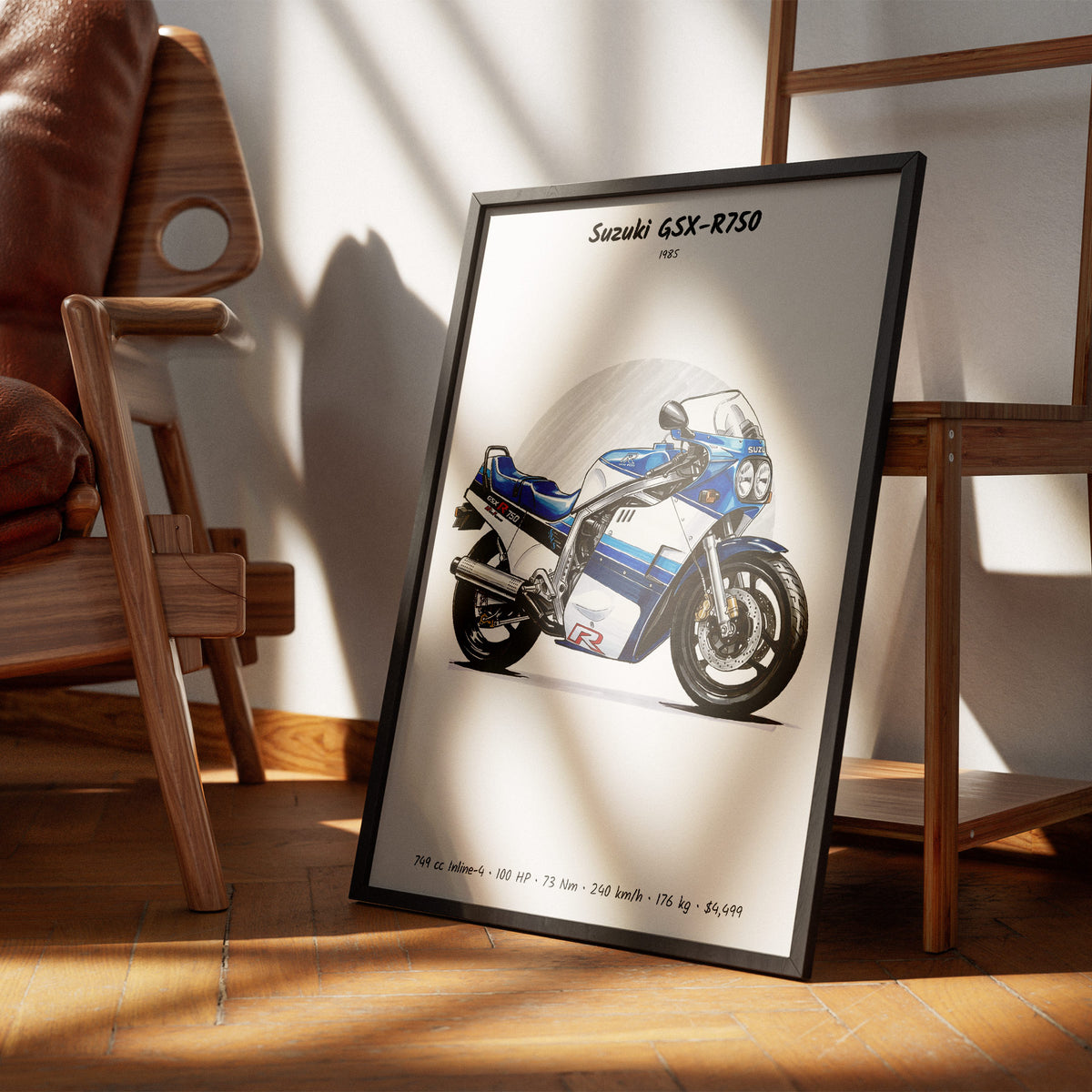 Suzuki GSX-R750 1985 Wall Art