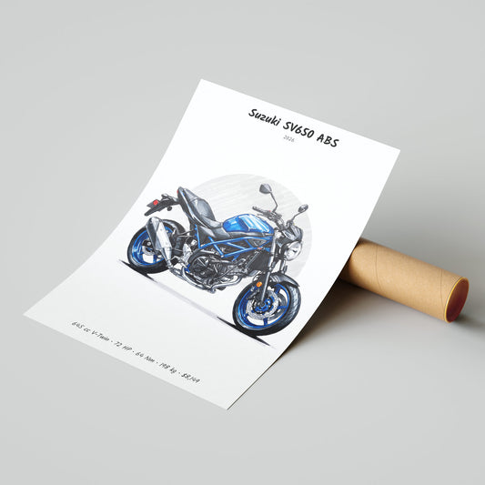 Suzuki SV650 ABS 2026 Poster
