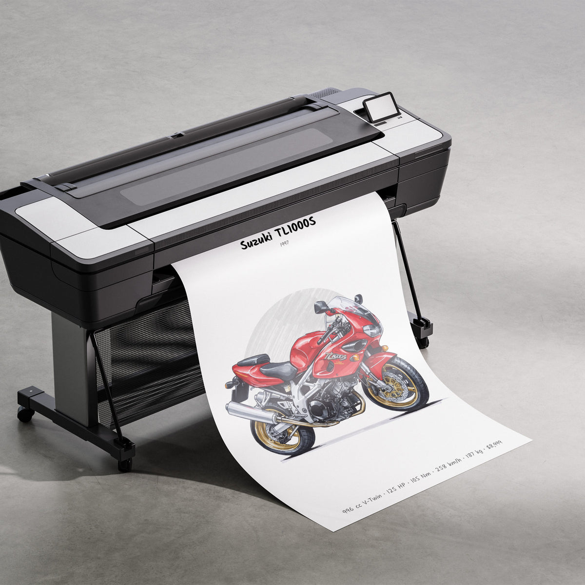 Suzuki TL1000S 1997 Print