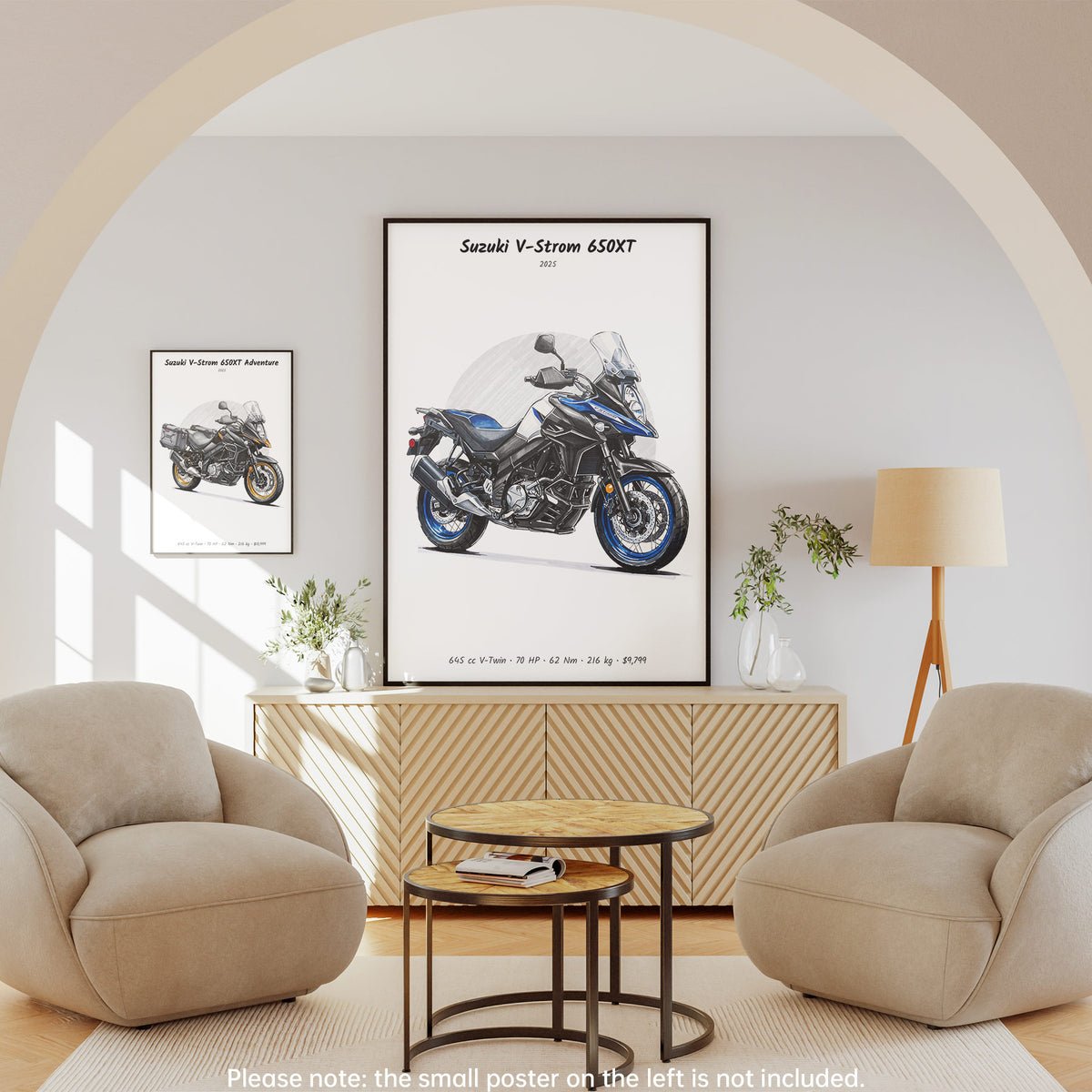Suzuki V-Strom 650XT 2025 Wall Art