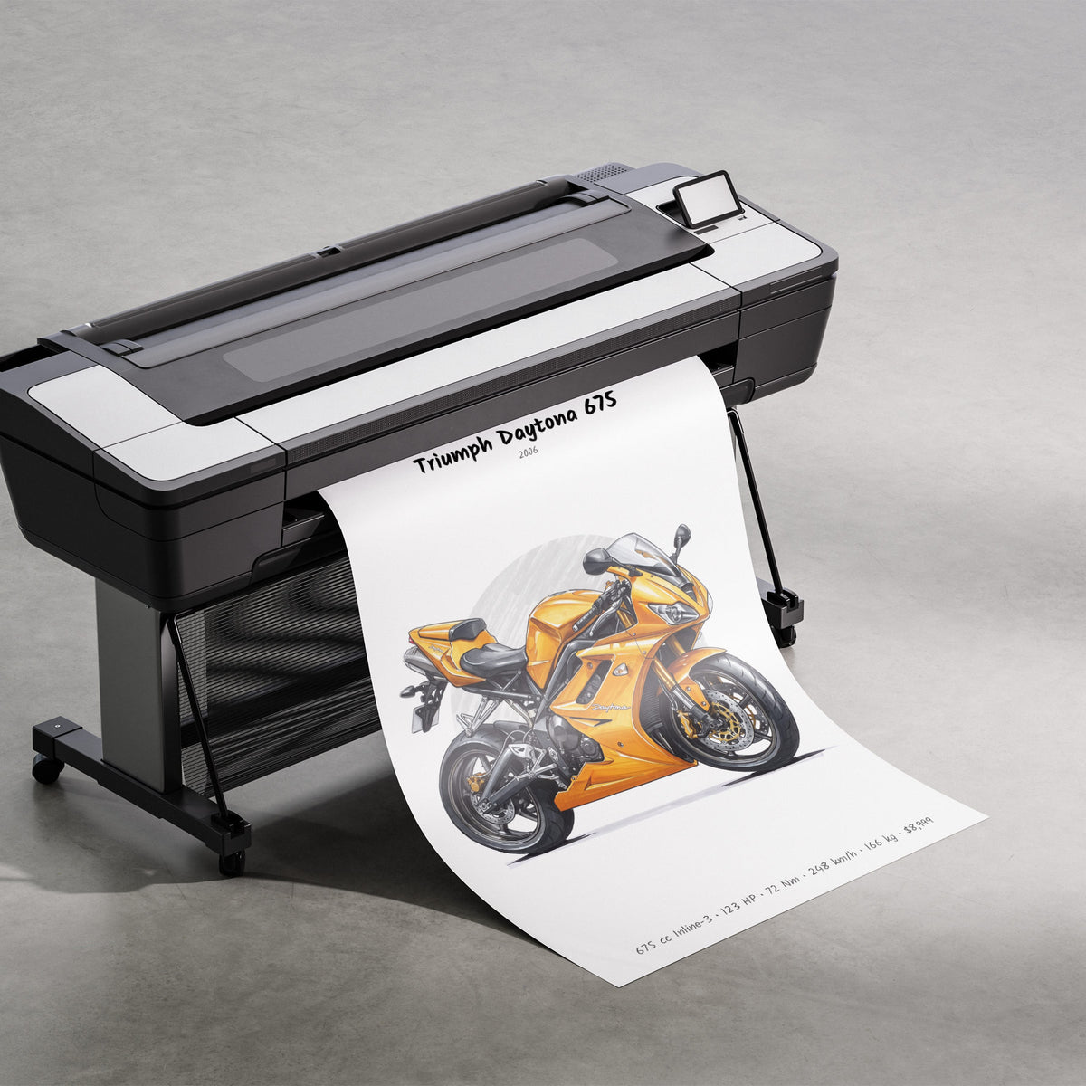 Triumph Daytona 675 2006 Print
