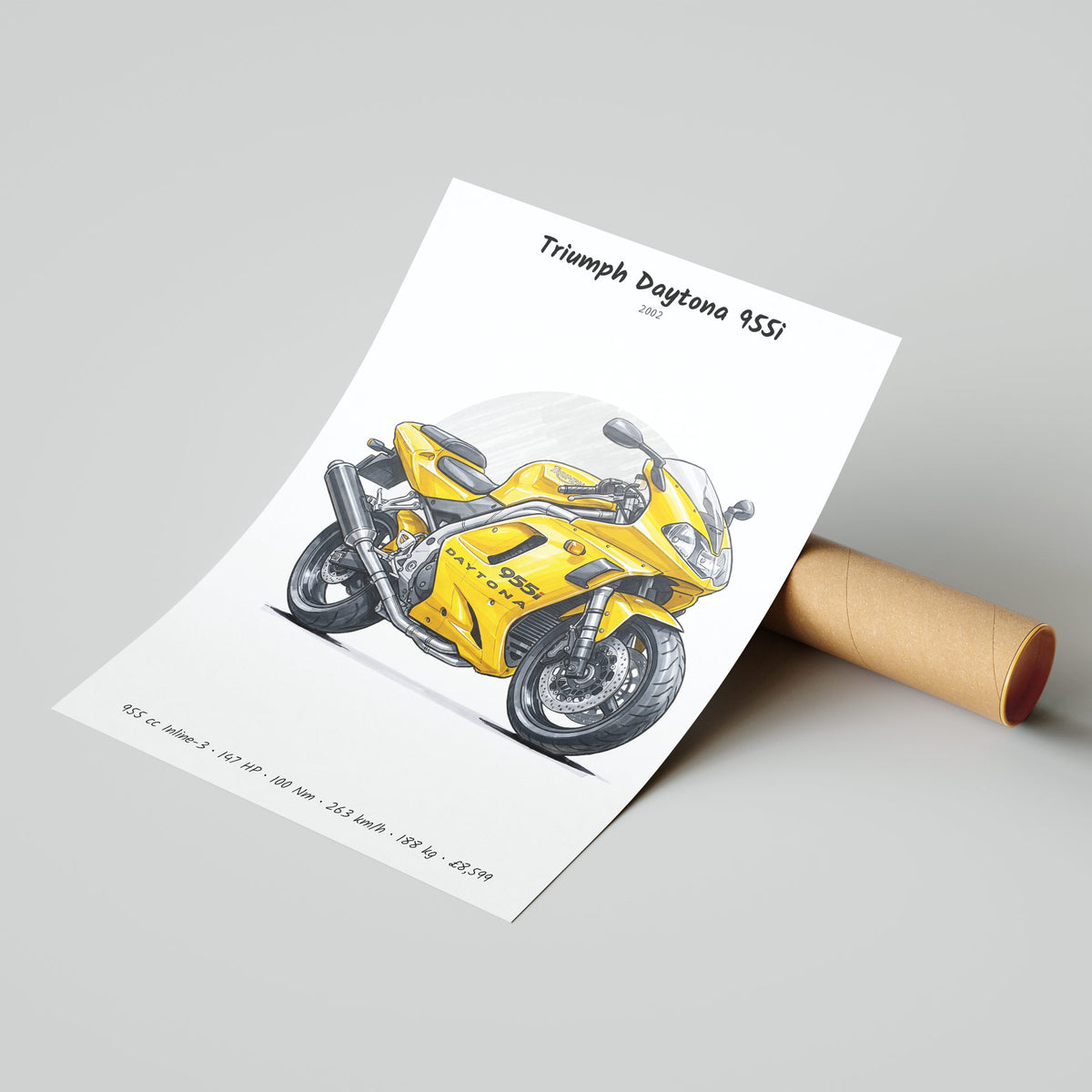 Triumph Daytona 955i 2002 Poster