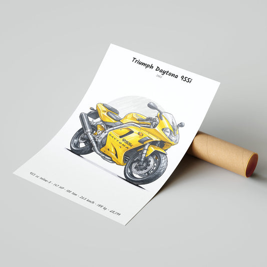 Triumph Daytona 955i 2002 Poster