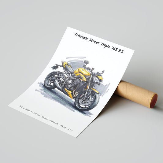 Triumph Street Triple 765 RS Poster