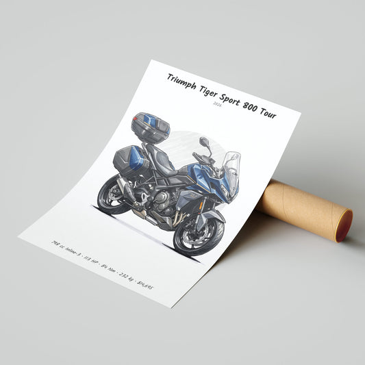 Triumph Tiger Sport 800 Tour 2026 Poster
