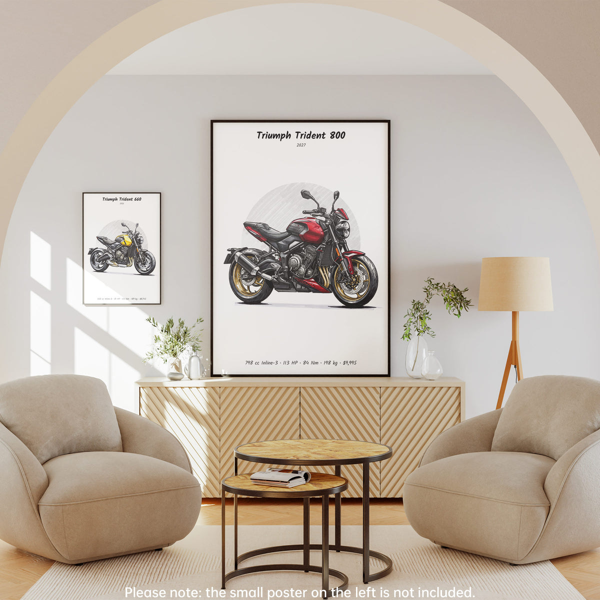 Triumph Trident 800 2027 Wall Art
