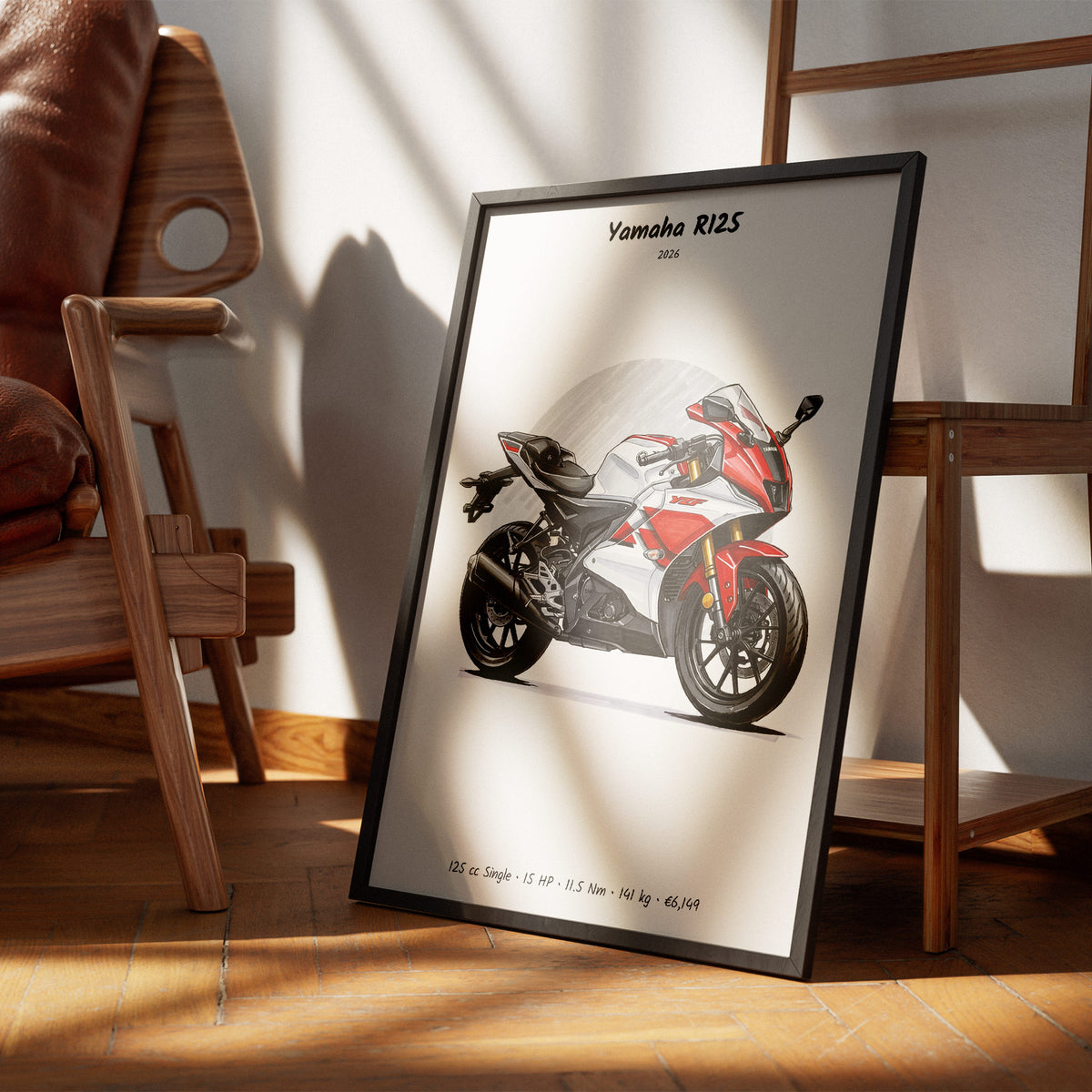 Yamaha R125 2026 Wall Art