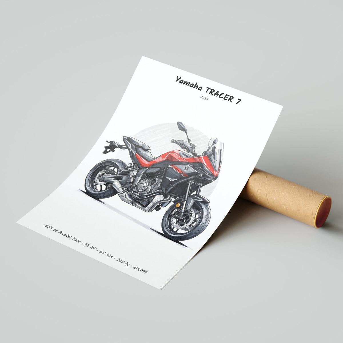 Yamaha TRACER 7 2025 Poster