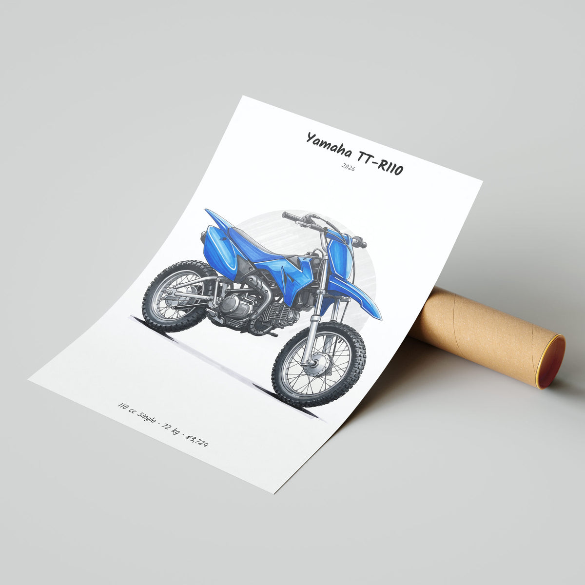 Yamaha TT-R110 2026 Poster