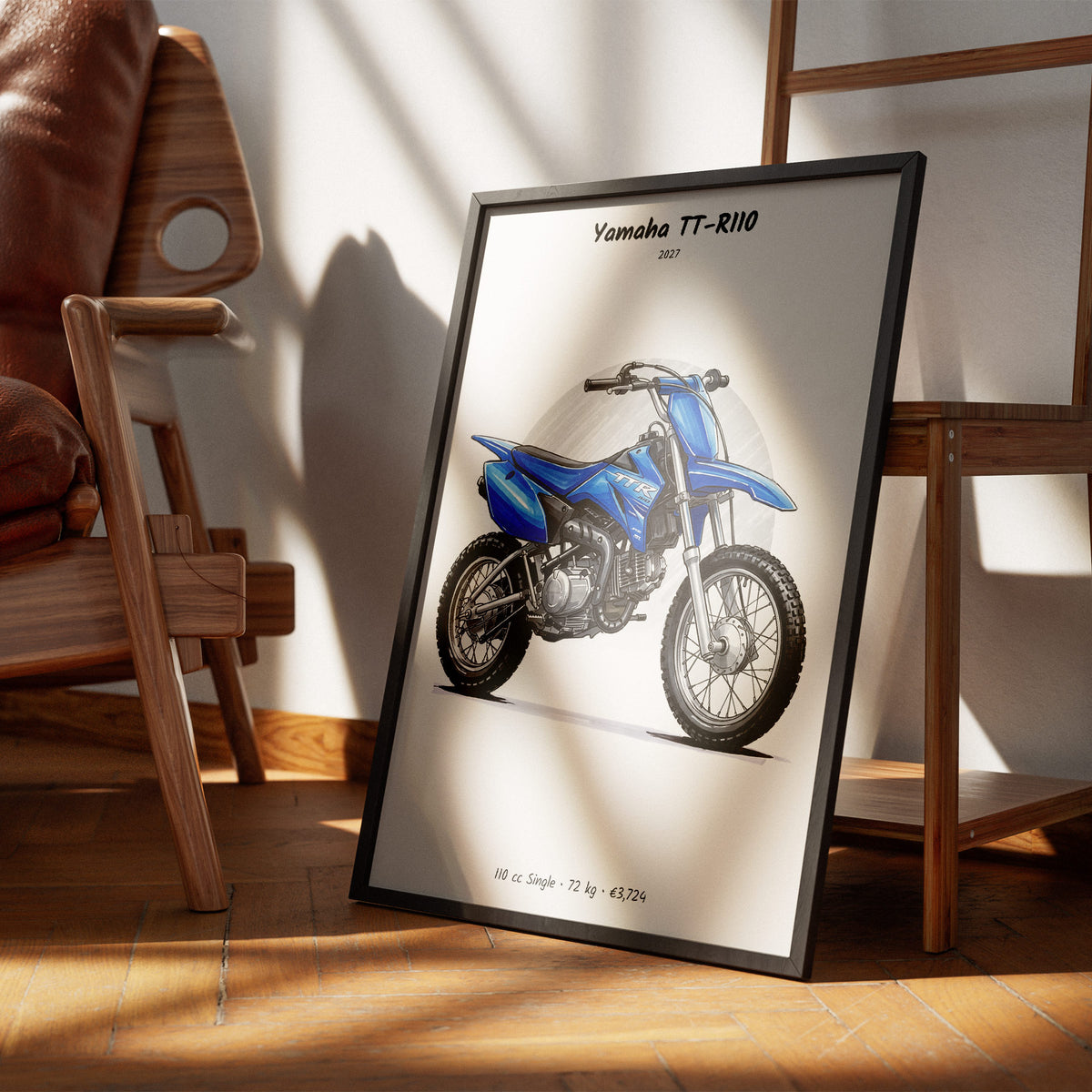 Yamaha TT-R110 2027 Wall Art