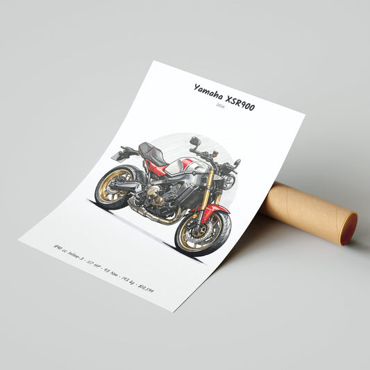 Yamaha XSR900 2026 Poster