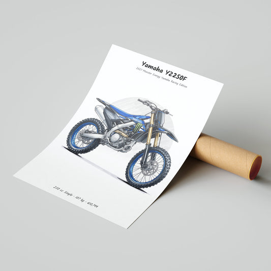 Yamaha YZ250F Monster Energy Edition 2027 Poster
