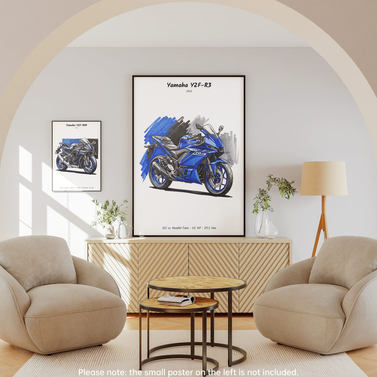 Yamaha YZF-R3 2026 Wall Art