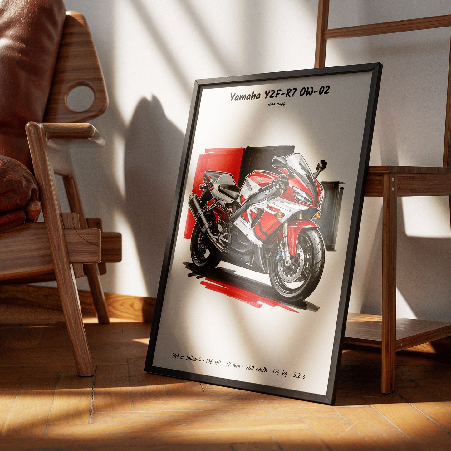 Yamaha YZF-R7 OW-02 Art Print