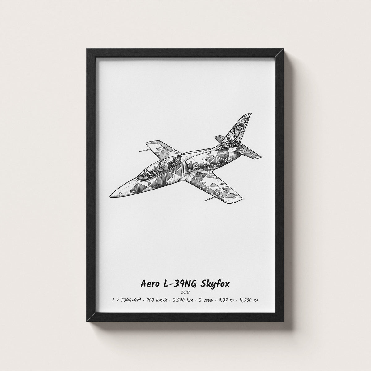 Aero L-39NG Skyfox Wall Art