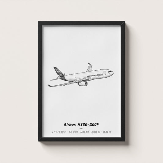 Airbus A330-200F Wall Art