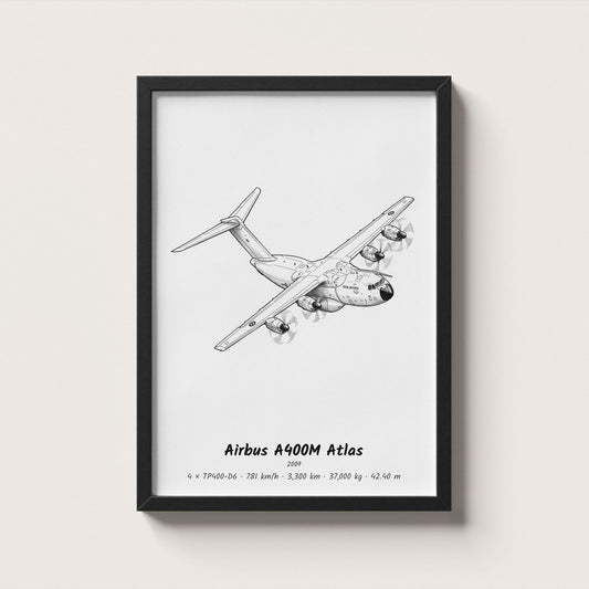 Airbus A400M Atlas Wall Art