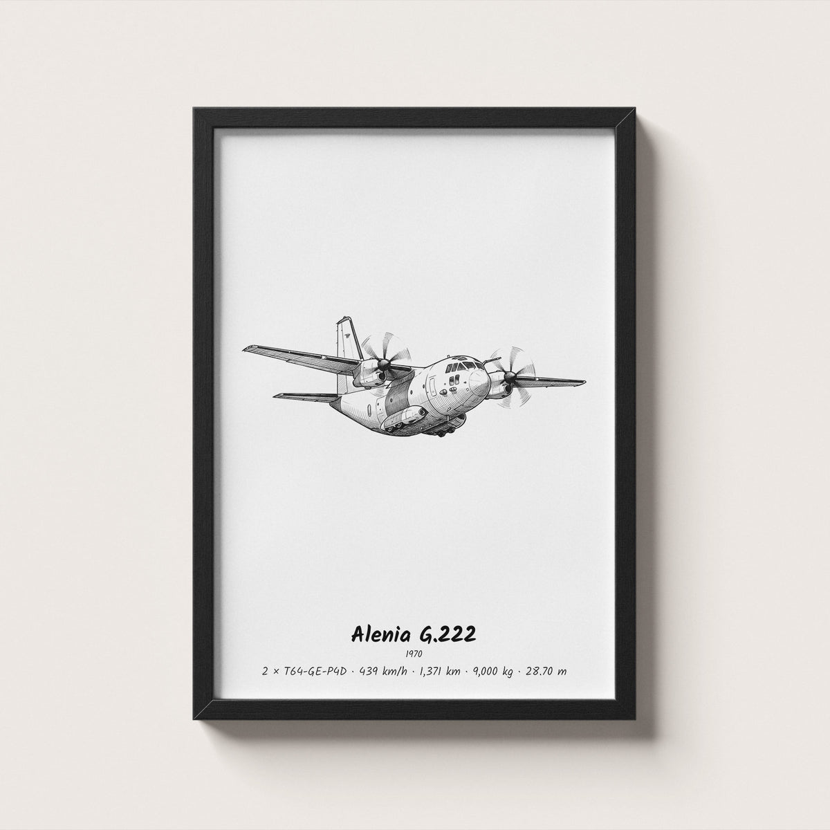 Alenia G.222 Wall Art