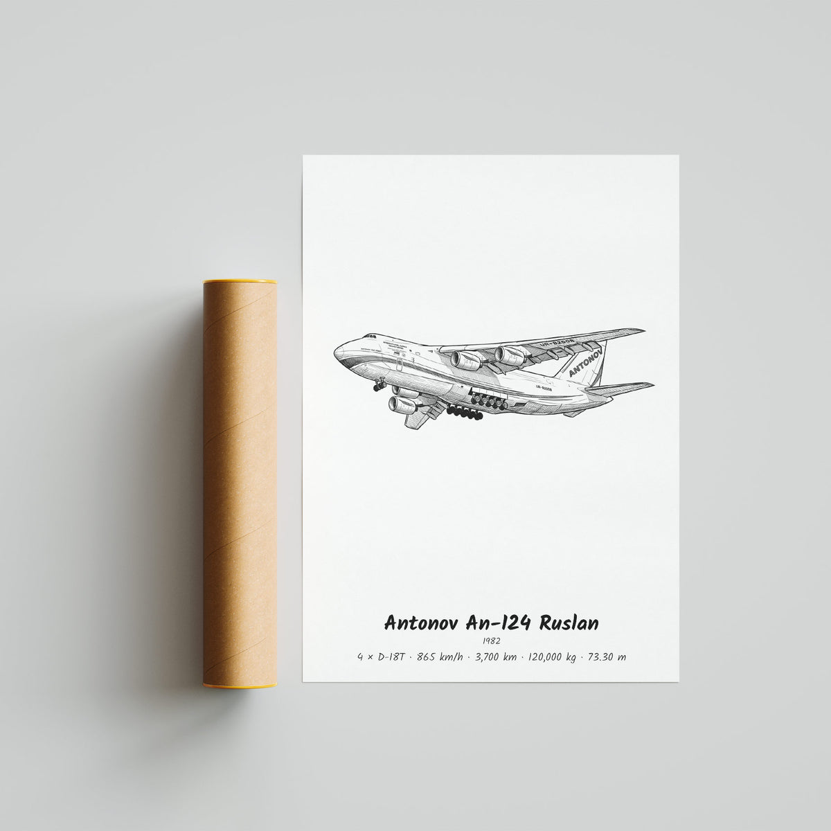 Antonov An-124 Ruslan Poster Print