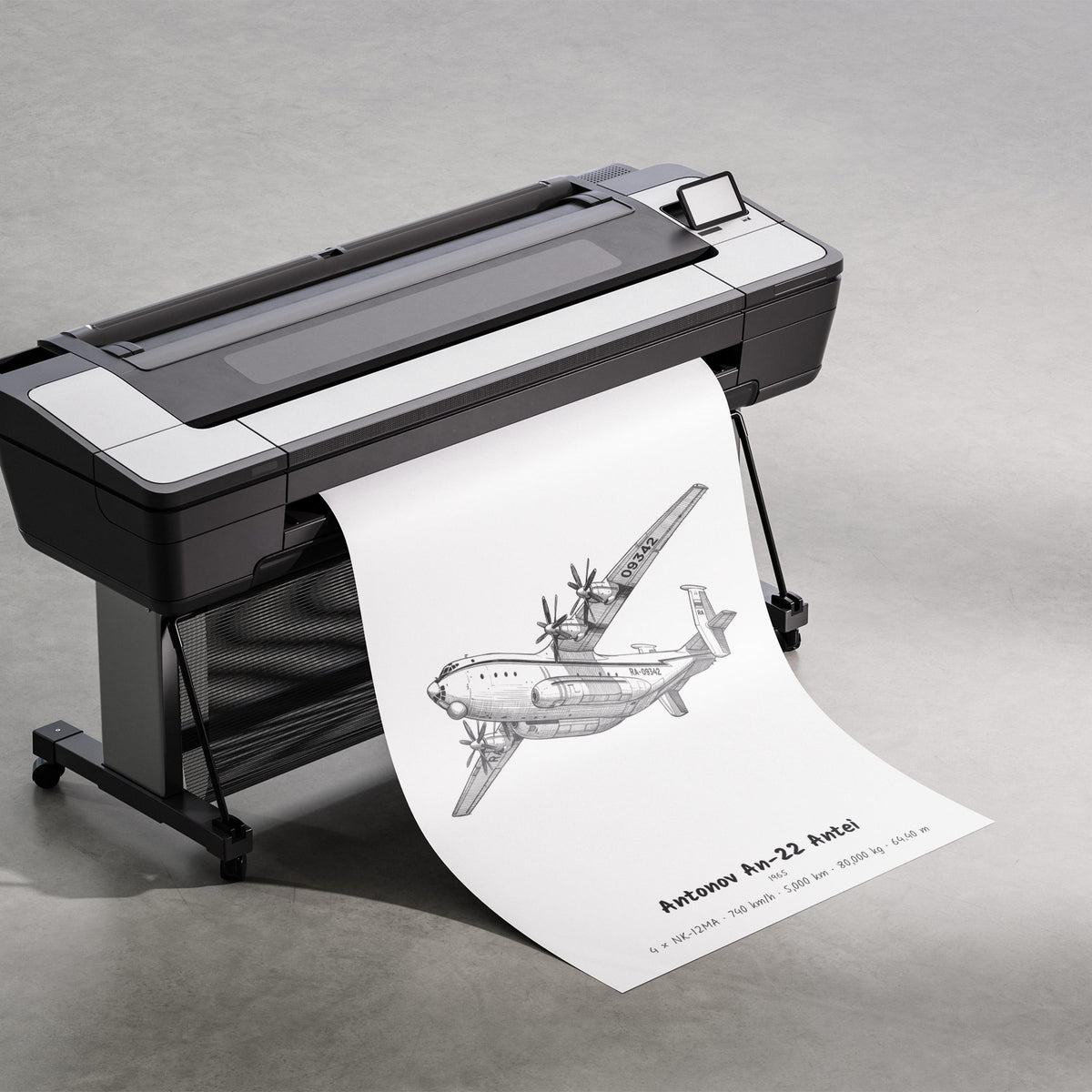 Printing the Antonov An-22 Antei Poster