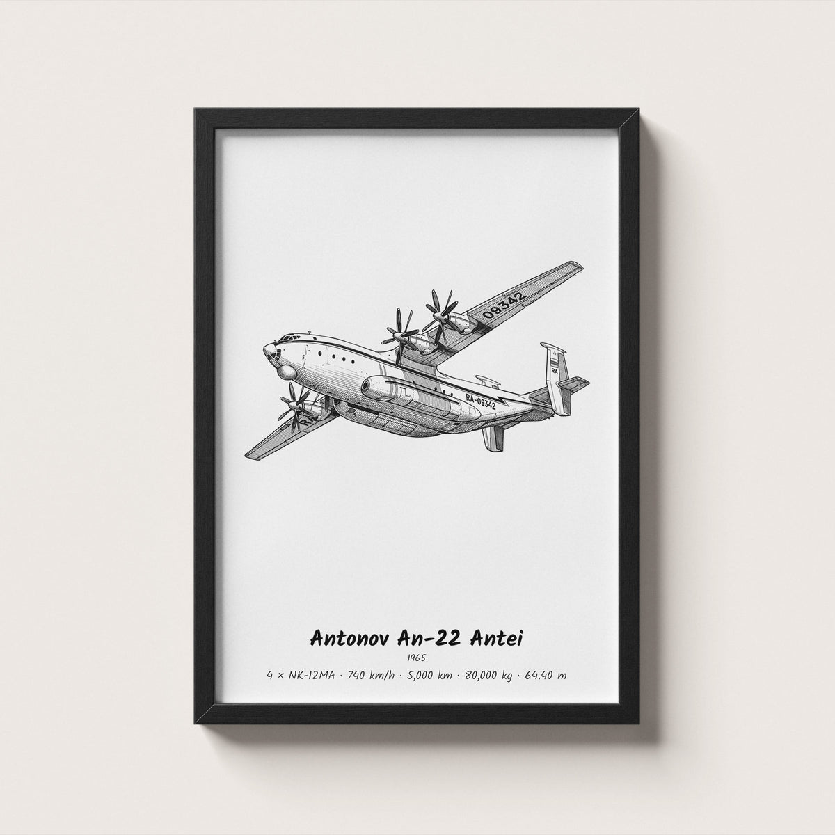 Antonov An-22 Antei Wall Art