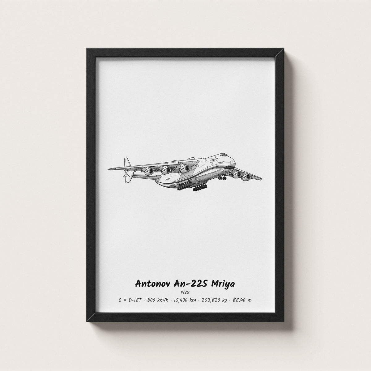 Antonov An-225 Mriya Wall Art