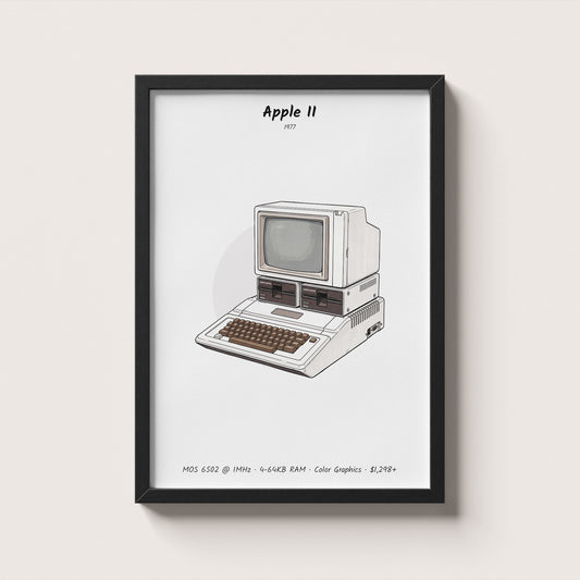 Apple II Framed Wall Art