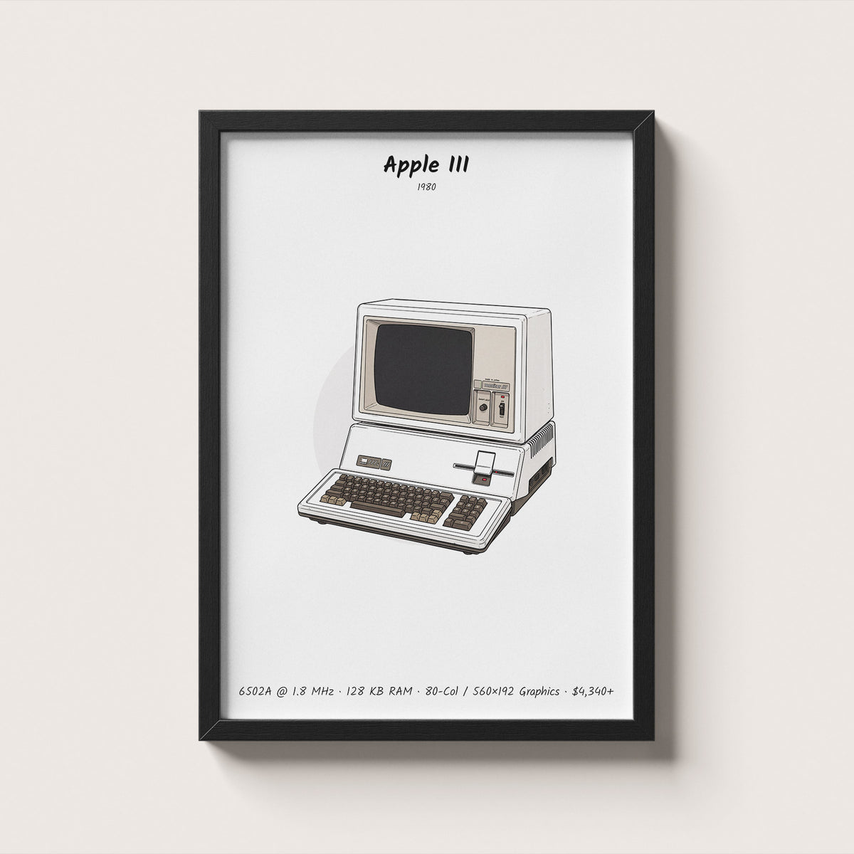 Apple III Framed Wall Art