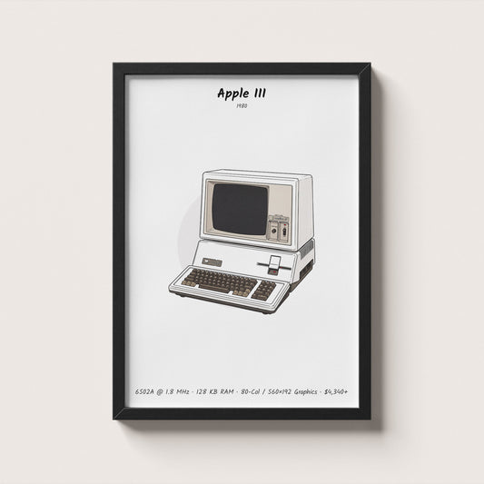 Apple III Framed Wall Art
