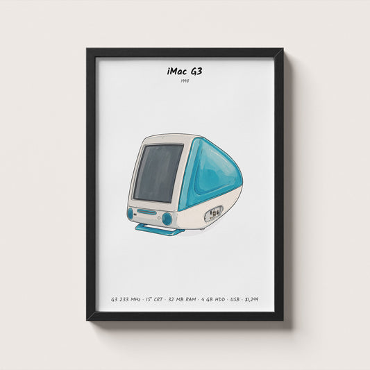 Apple iMac G3 Framed Wall Art