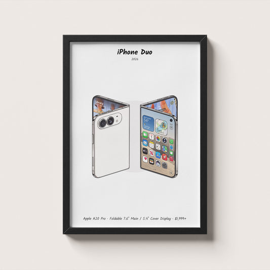 Apple iPhone Duo Framed Wall Art