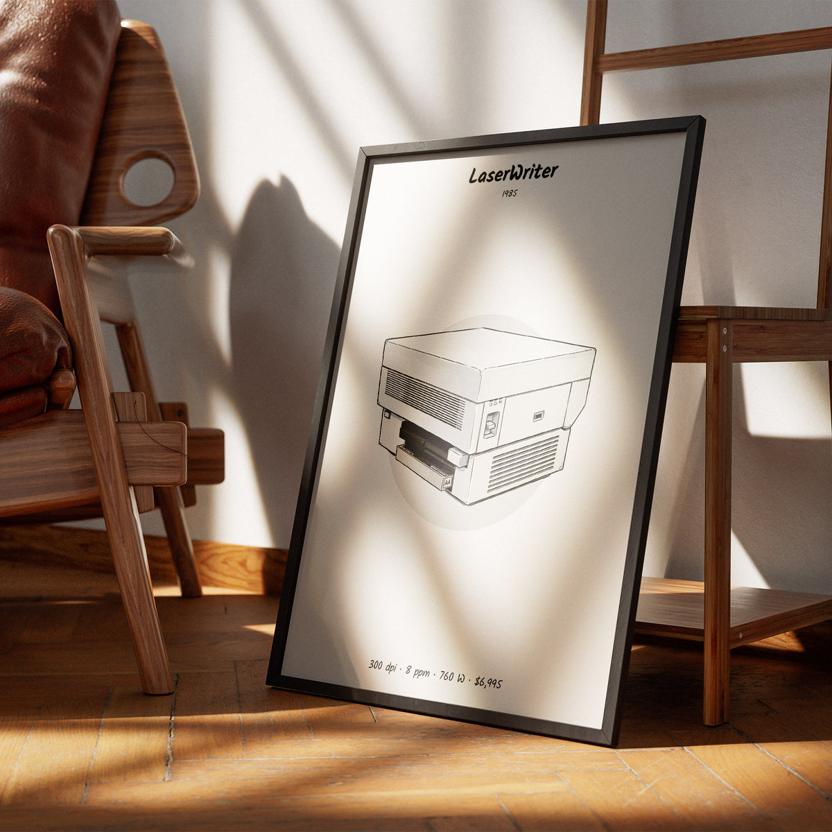 Apple LaserWriter Framed Wall Art