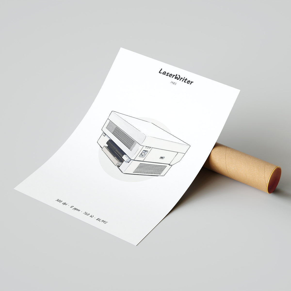 Apple LaserWriter Poster