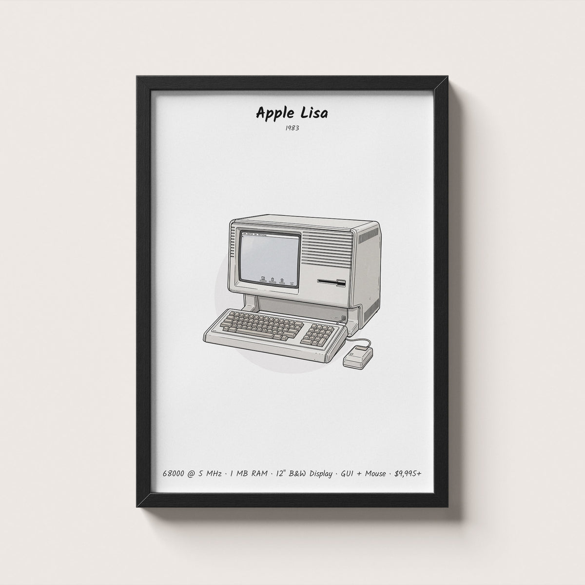 Apple Lisa Framed Wall Art