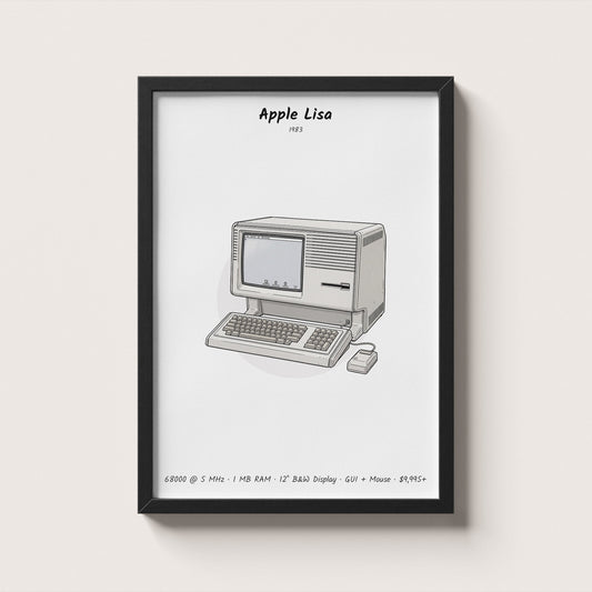 Apple Lisa Framed Wall Art