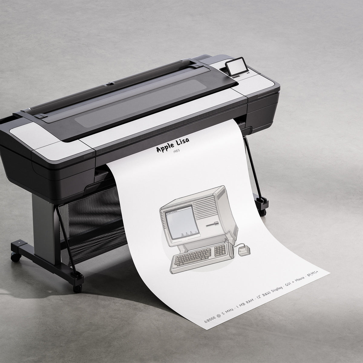 Apple Lisa Print