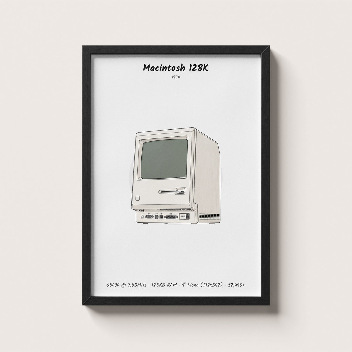 Macintosh 128K Framed Wall Art