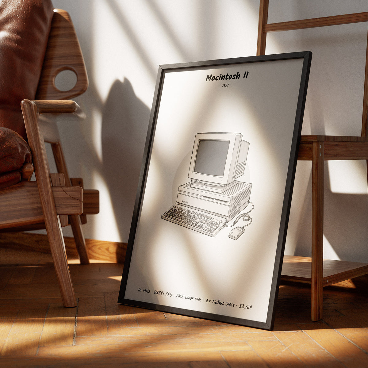 Macintosh II Framed Wall Art
