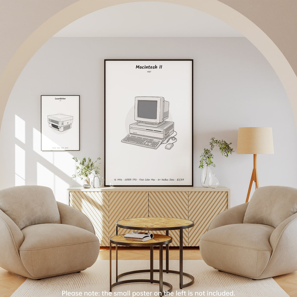 Macintosh II Framed Wall Art
