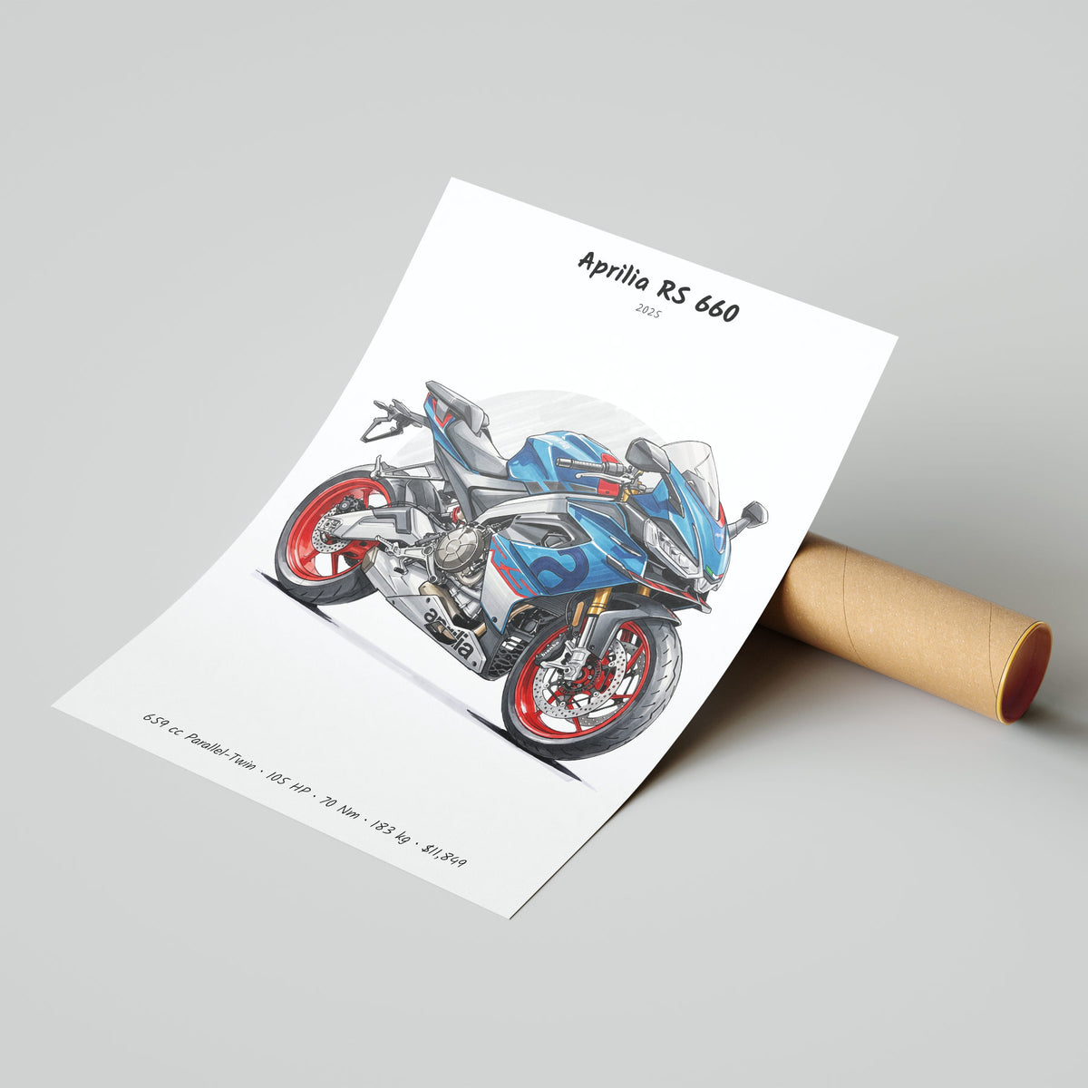 Aprilia RS 660 2025 Poster