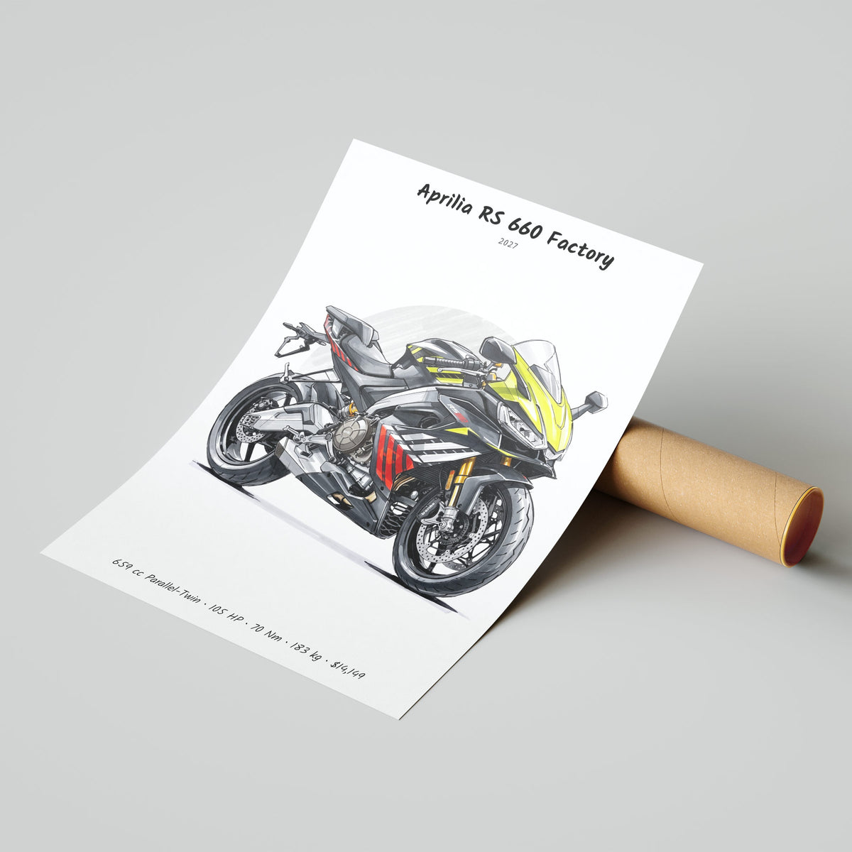 Aprilia RS 660 Factory 2027 Poster