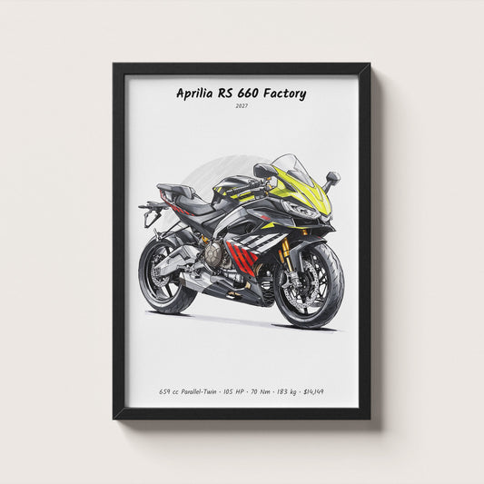 Aprilia RS 660 Factory 2027 Wall Art