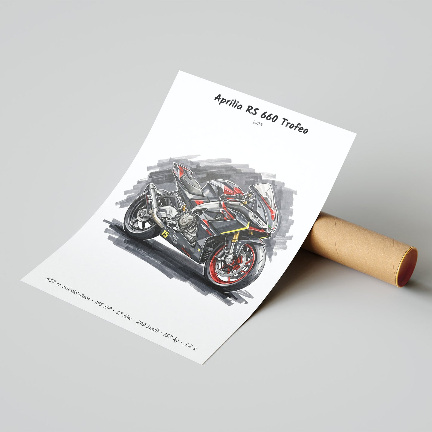 Aprilia RS 660 Trofeo Poster