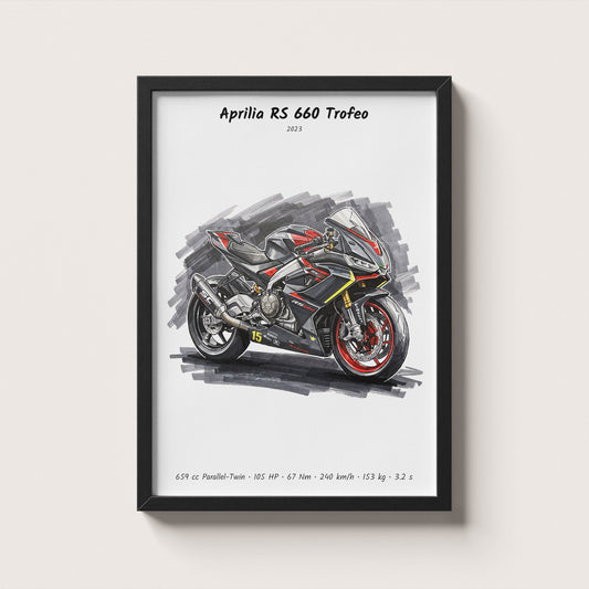 Aprilia RS 660 Trofeo Art Print