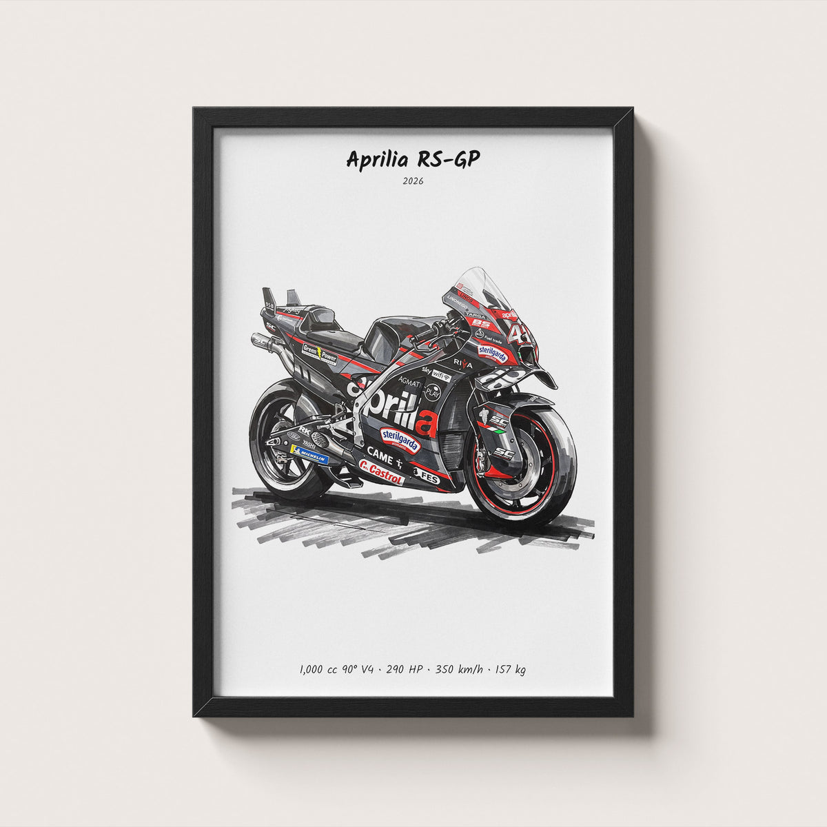 Aprilia RS-GP MotoGP Art Print