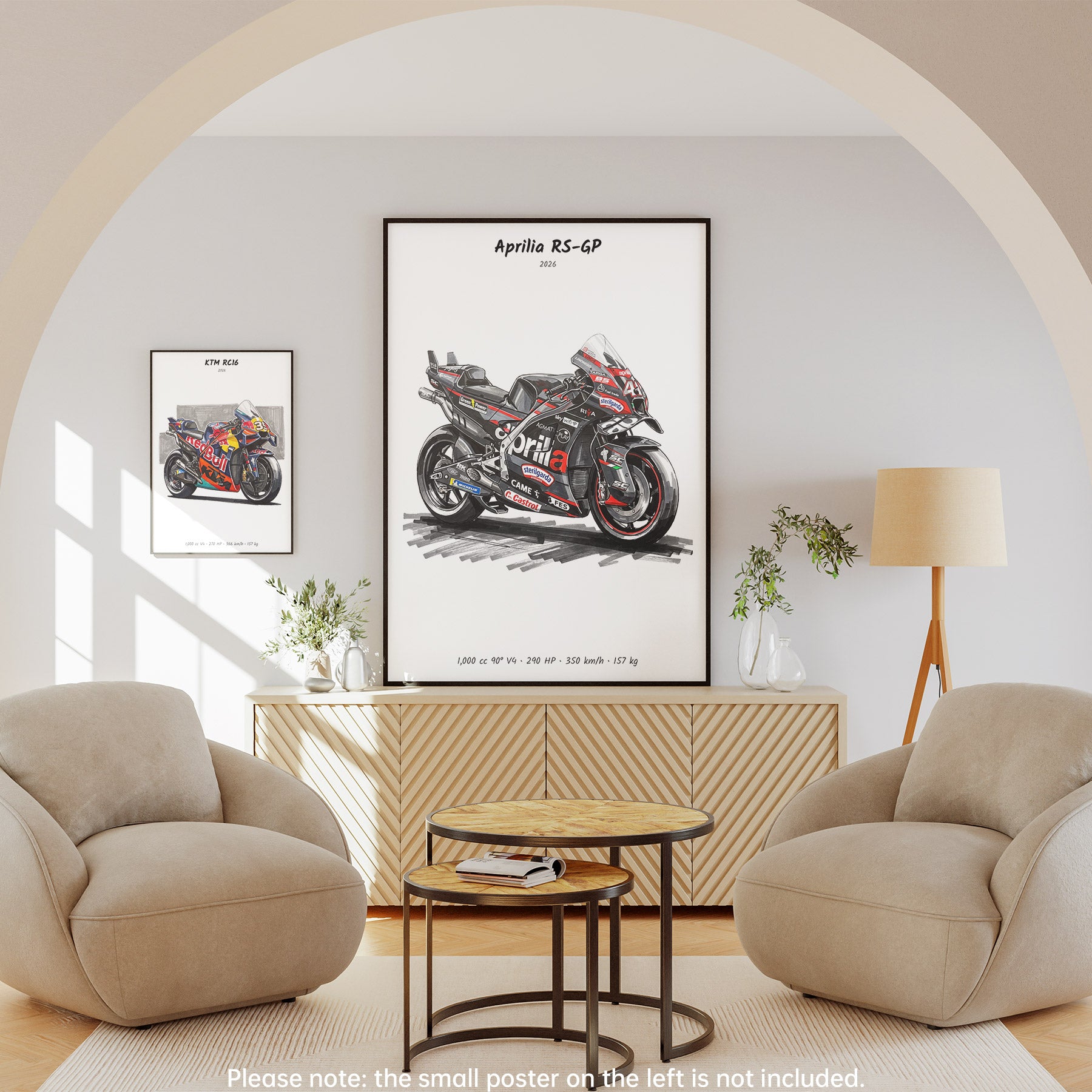 Aprilia RS-GP MotoGP Motorcycle Wall Art
